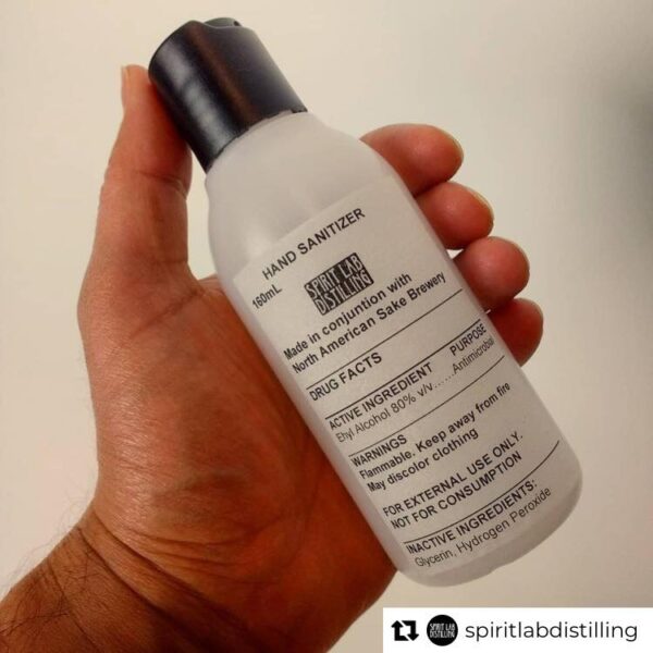 Sanitizer Collab With Spirit Lab Distilling North American Sake Brewery